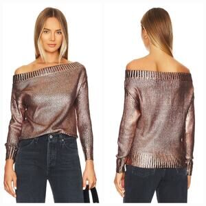 Superdown Marla Sweater in Rose Gold XS